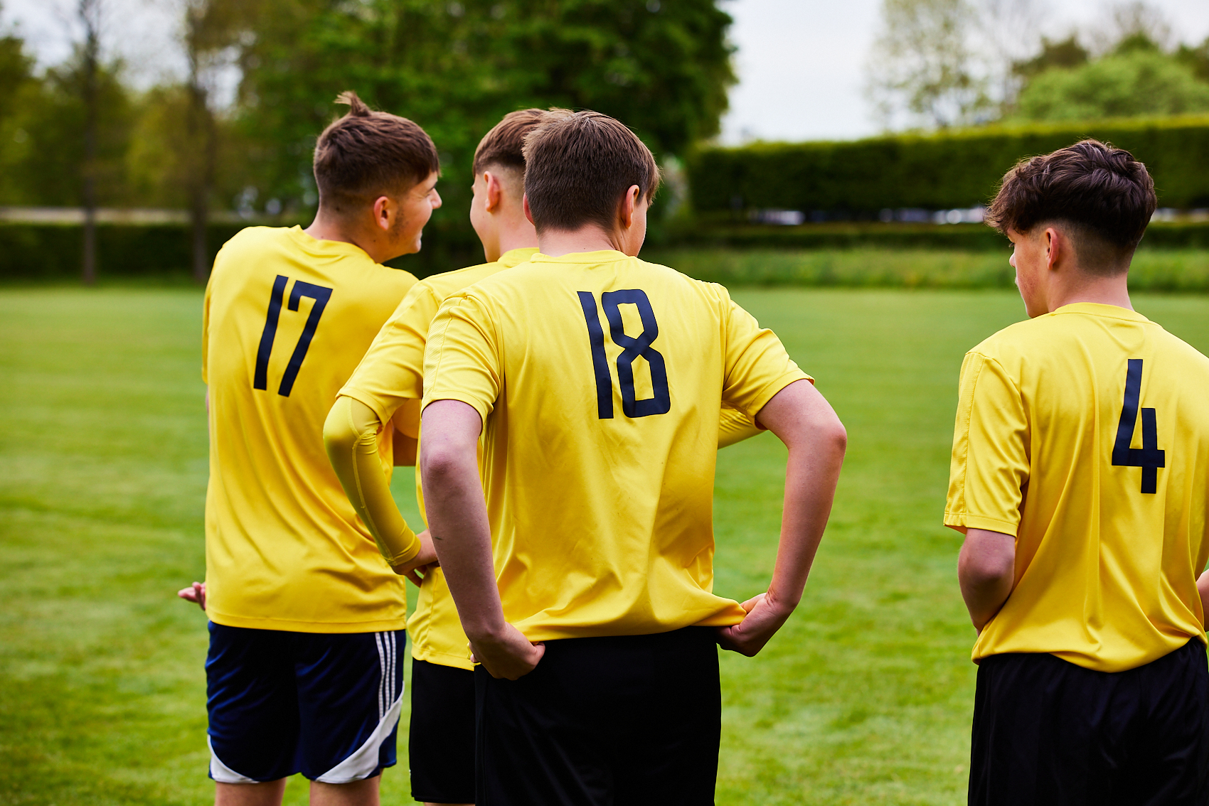 Students in a PE kit