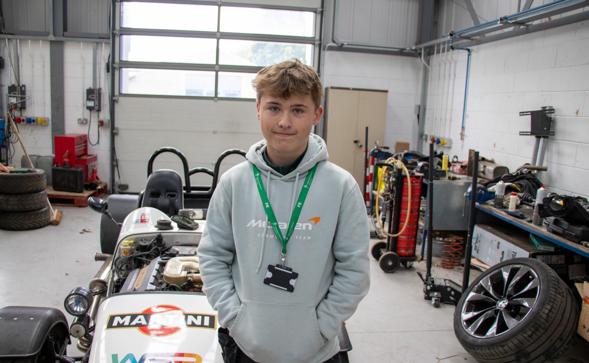 Image of a Motorsport student