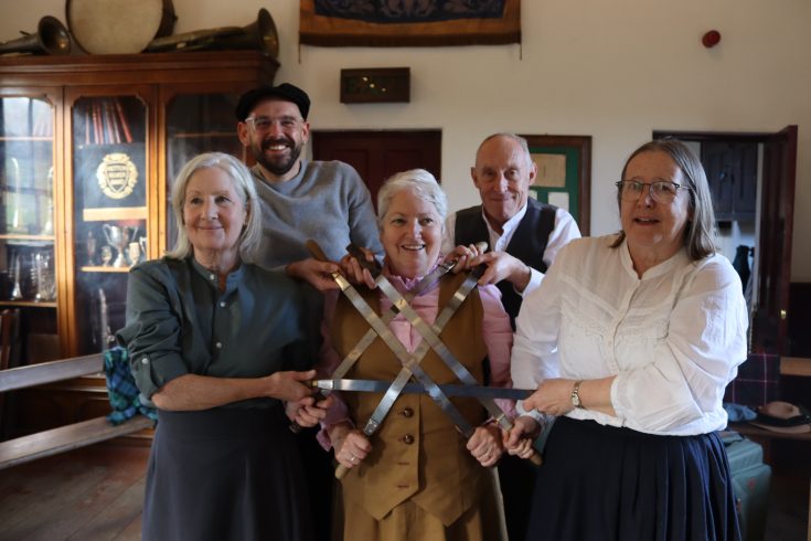 Figures after rapper dancing.