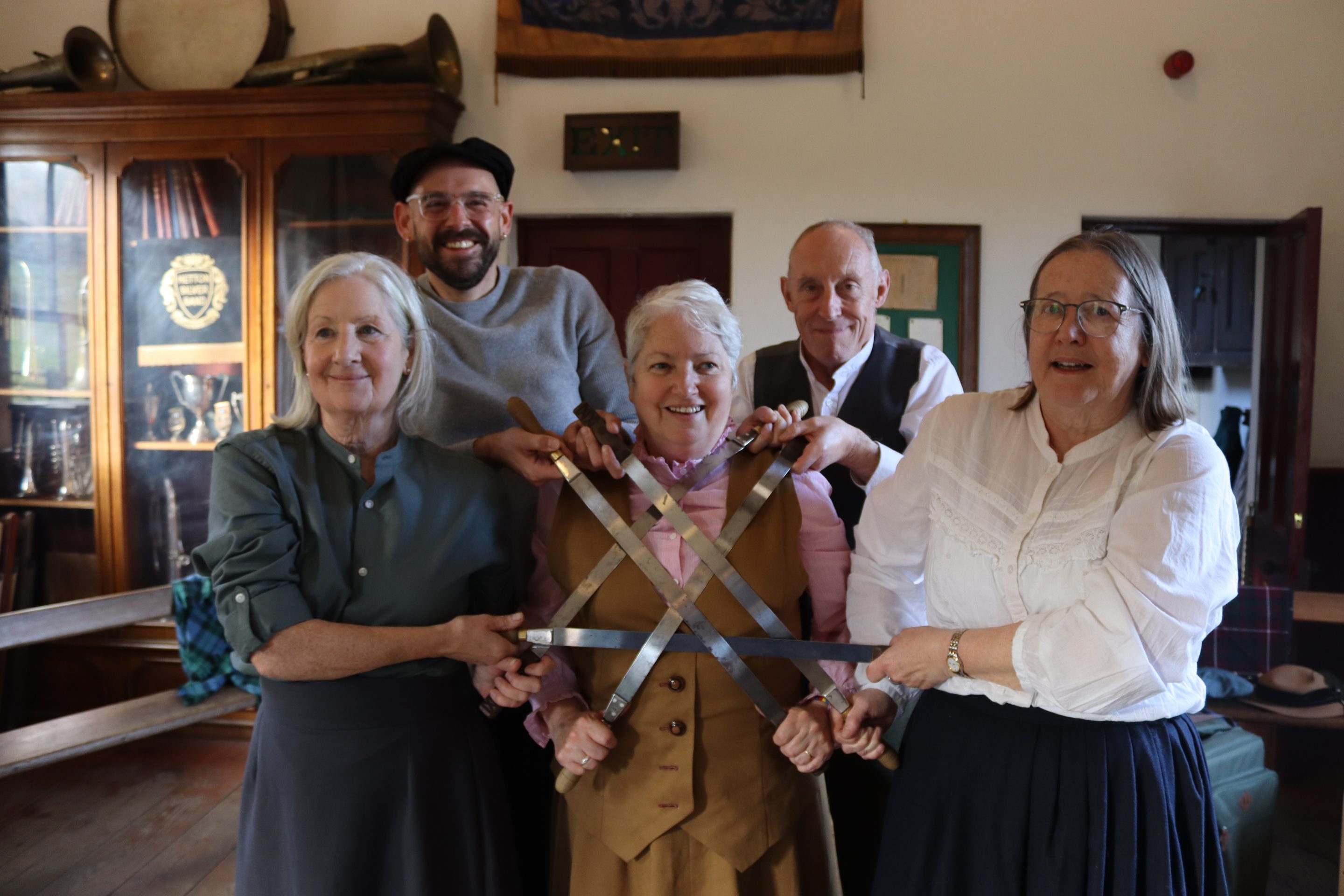 Figures after rapper dancing.