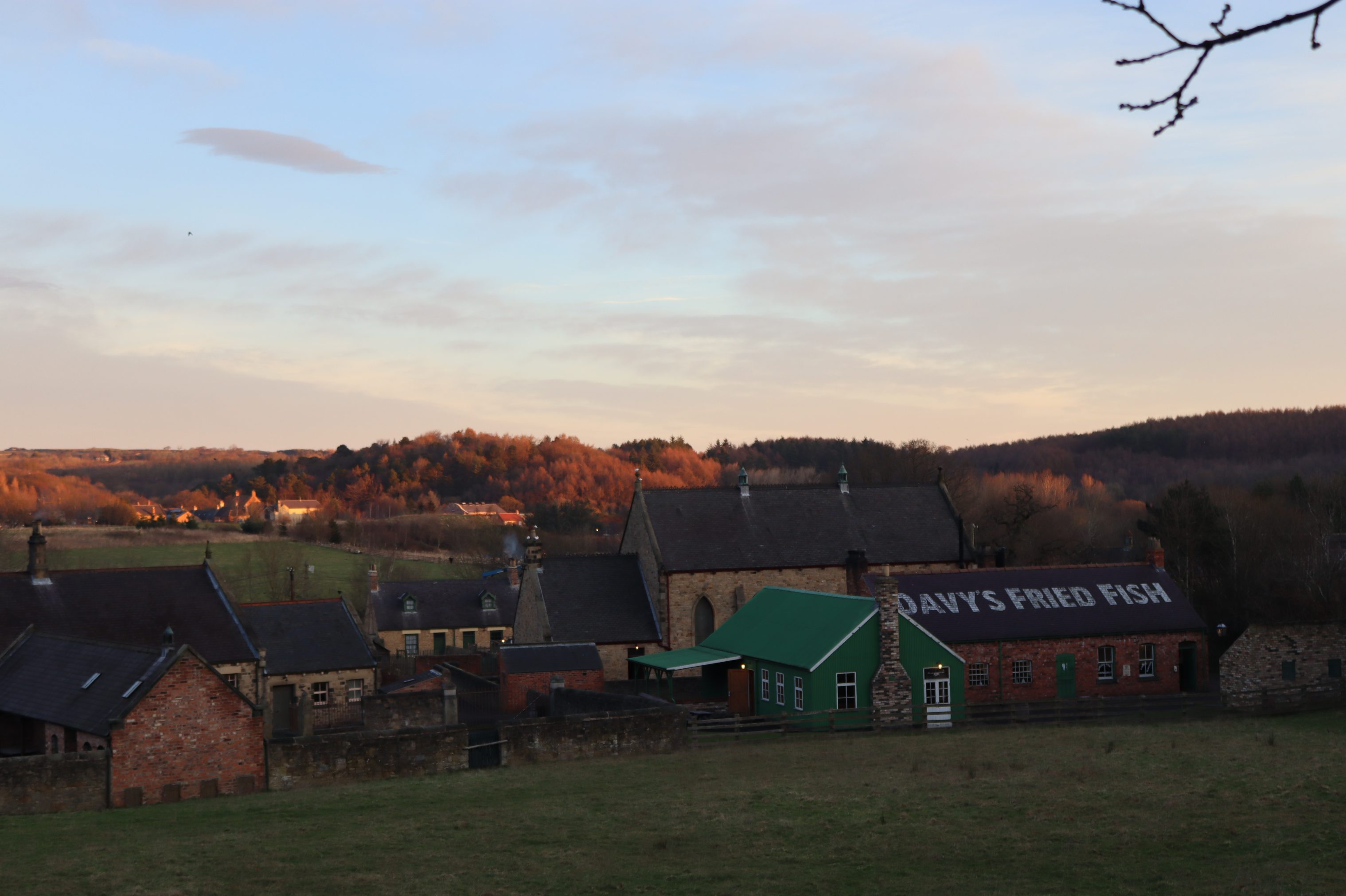View of 1900s Pit Village.