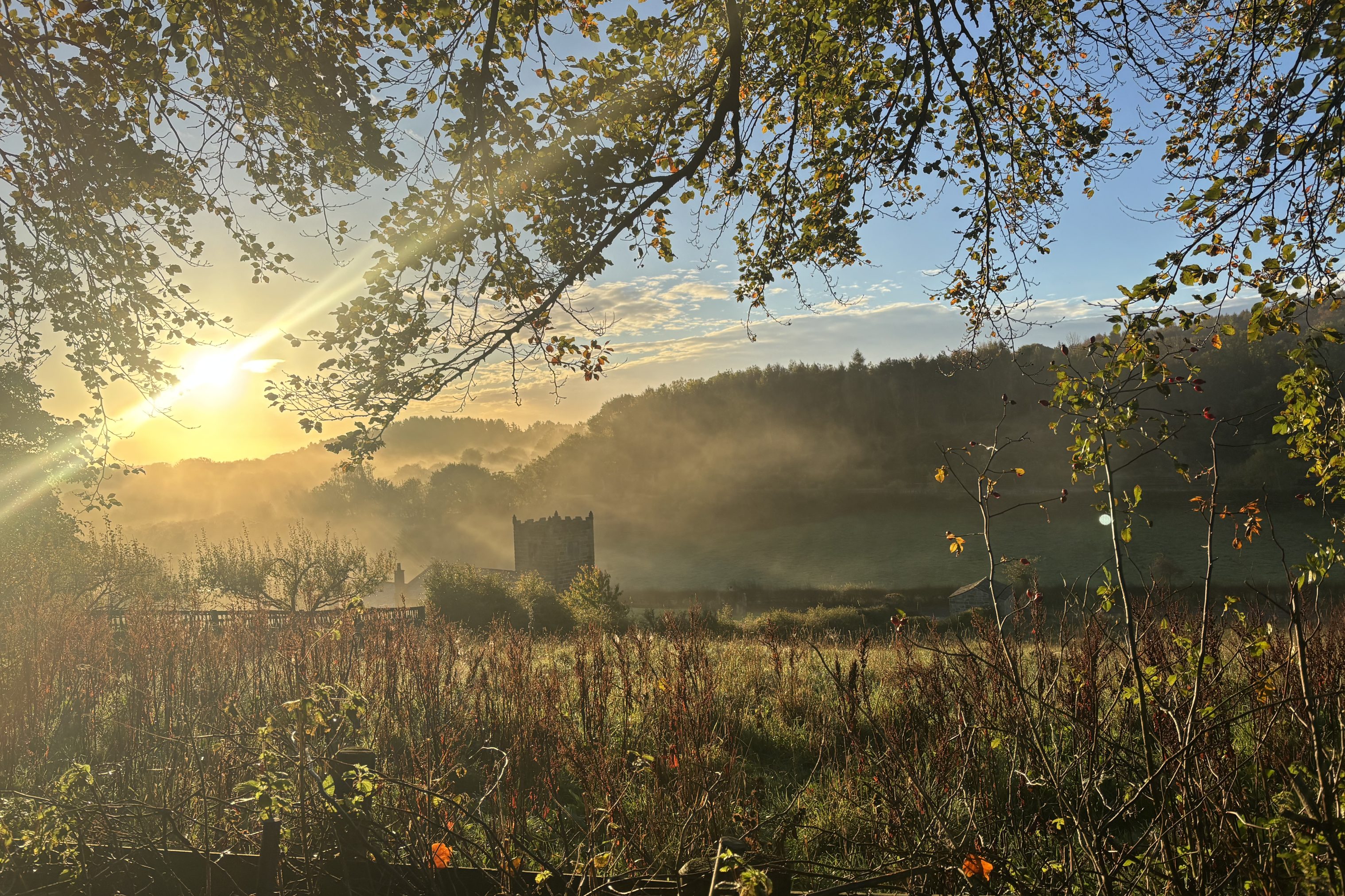 The landscape at Beamish