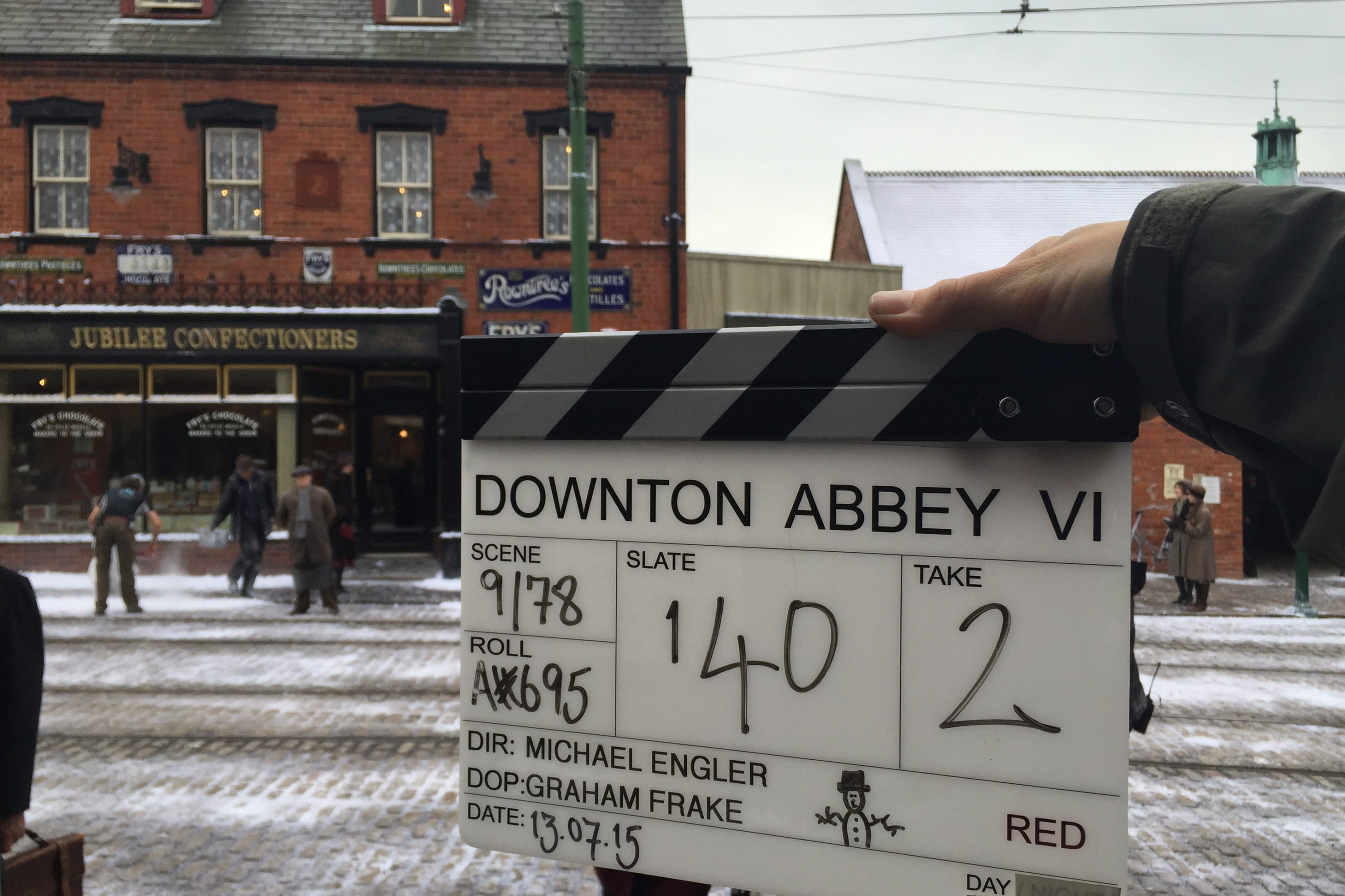 Downton Abbey filming at Beamish