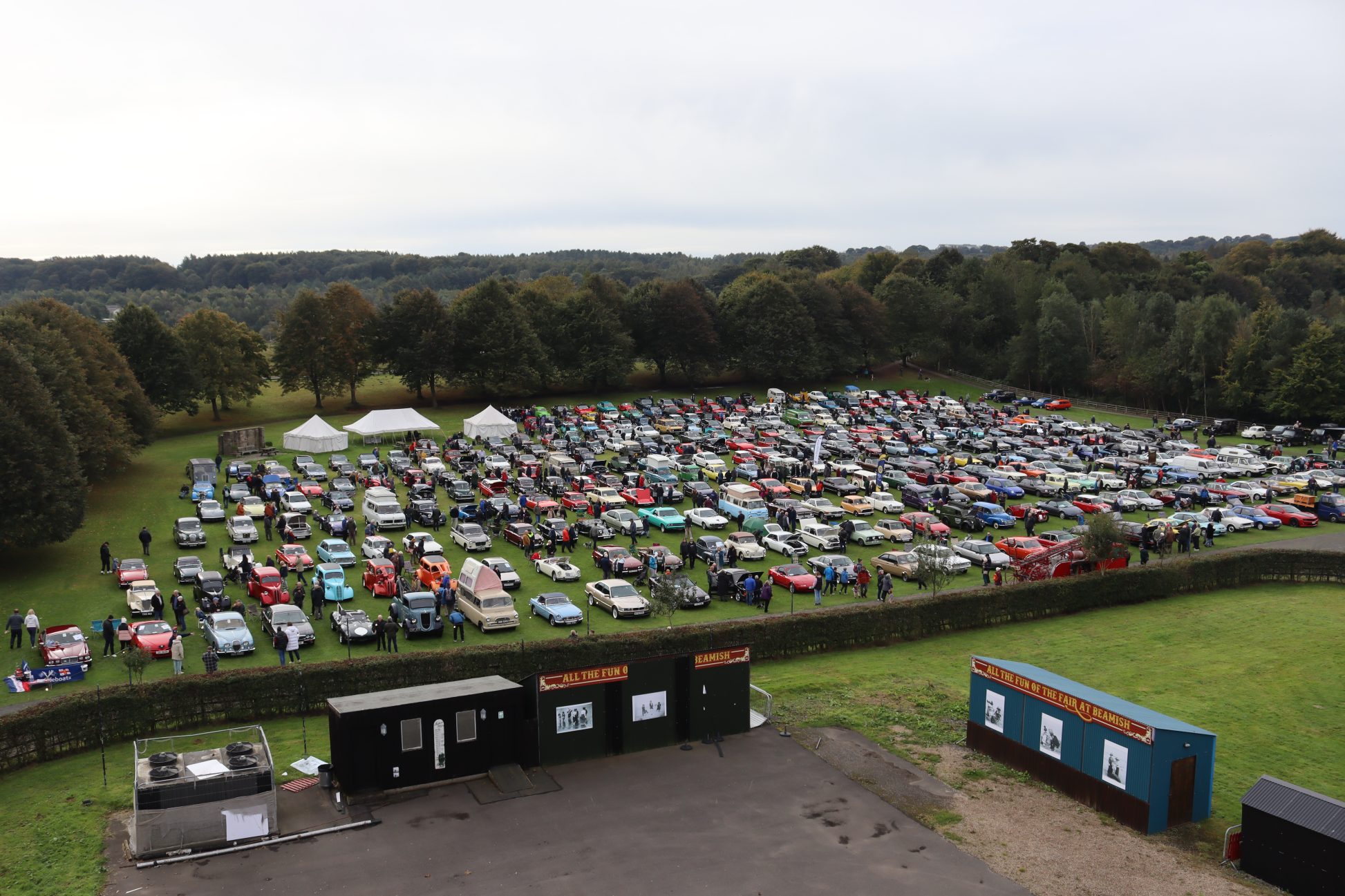 Classic cars on the events field
