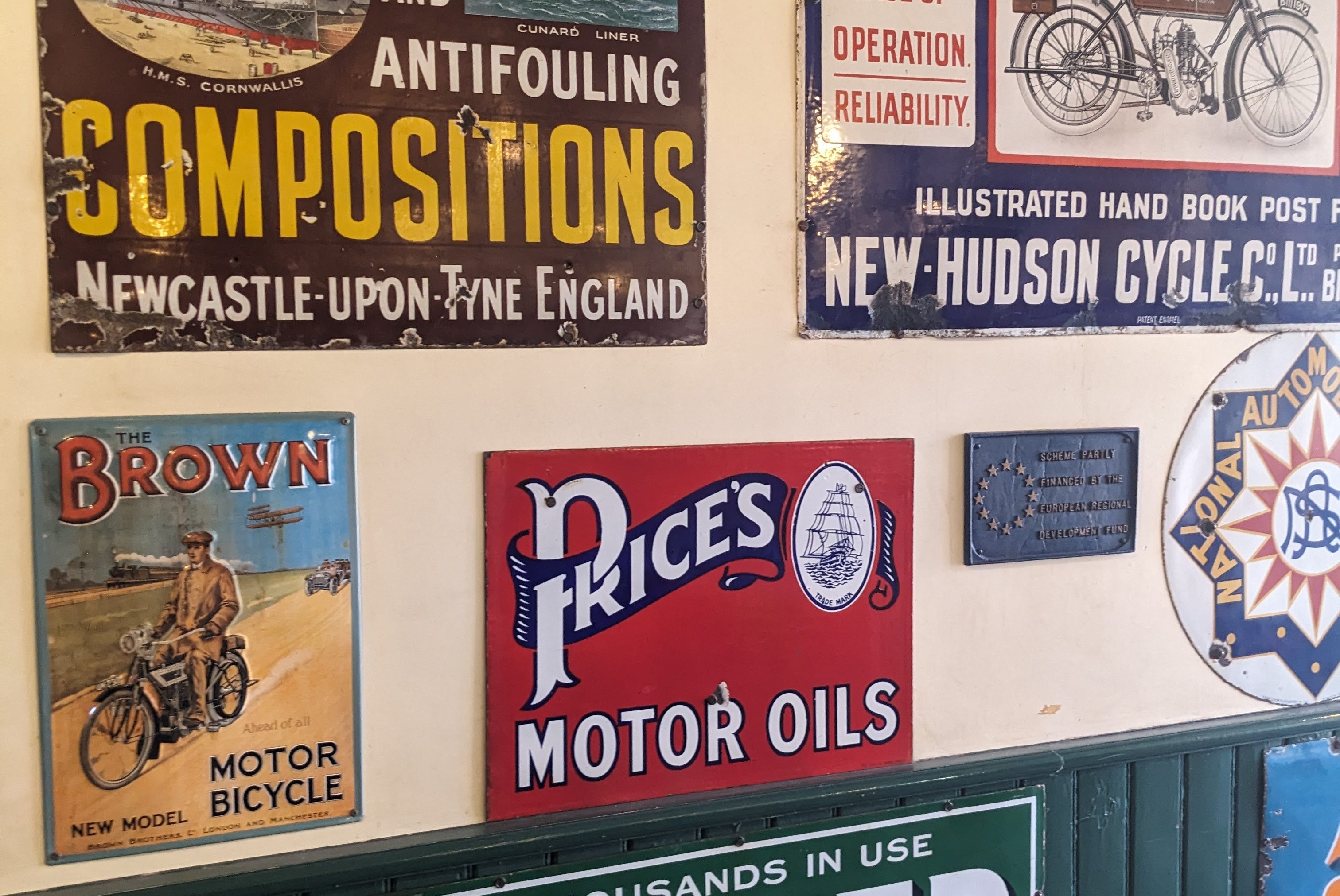 enamel signs