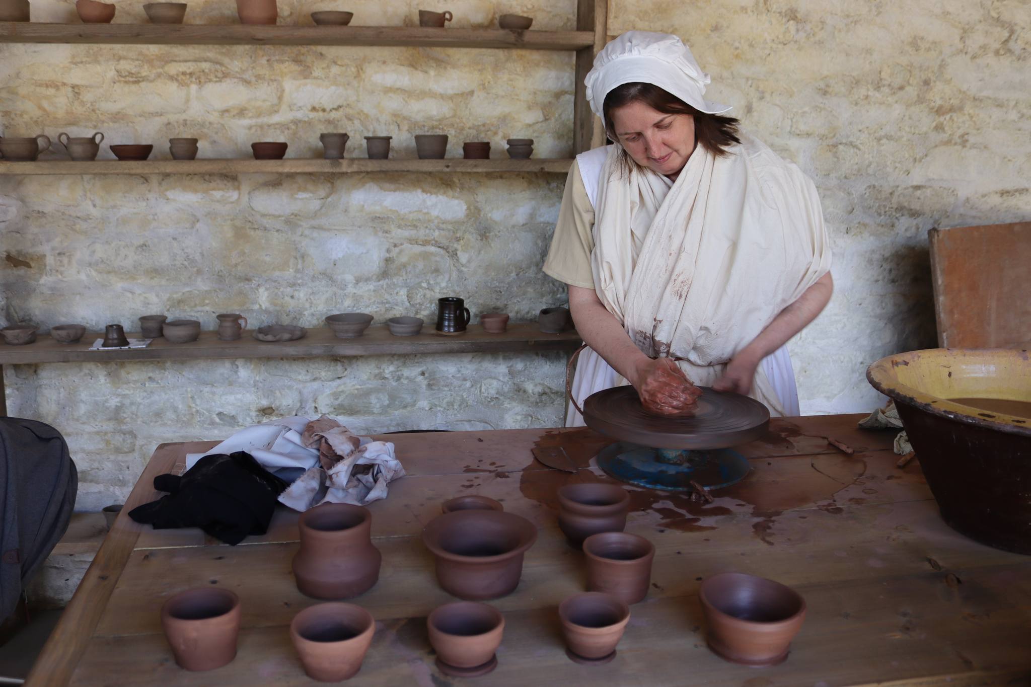 Pottery making