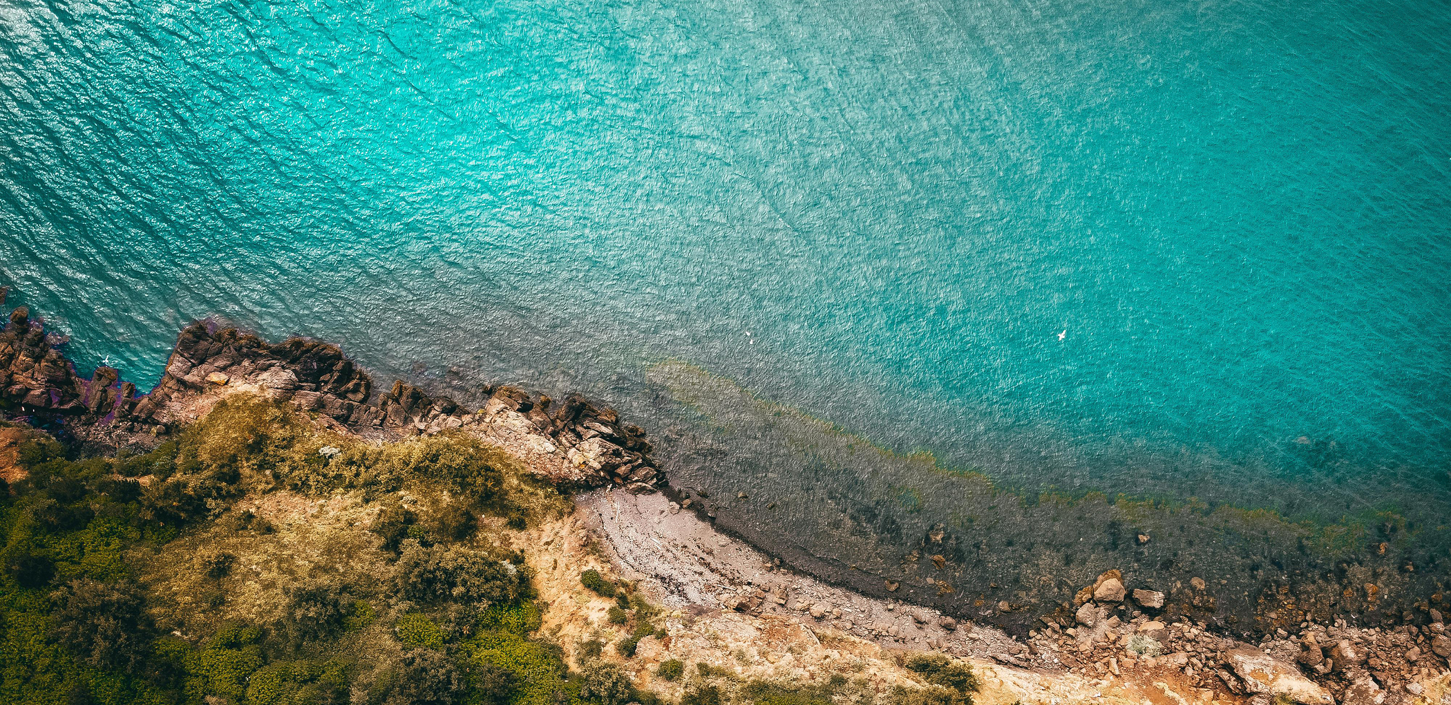 Aerial View of water Source for a data centre