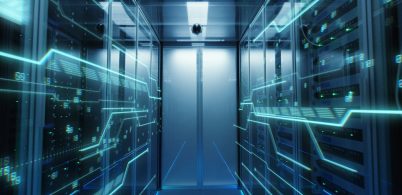 Data Centre Racks with high density data flowing
