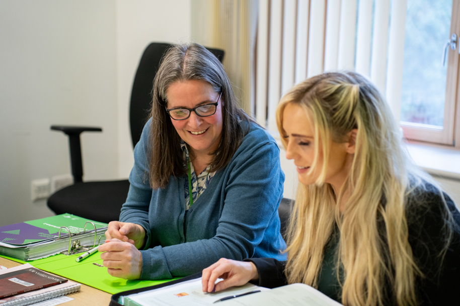 Adults learning Welsh at work
