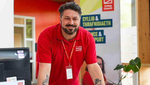 staff smiling