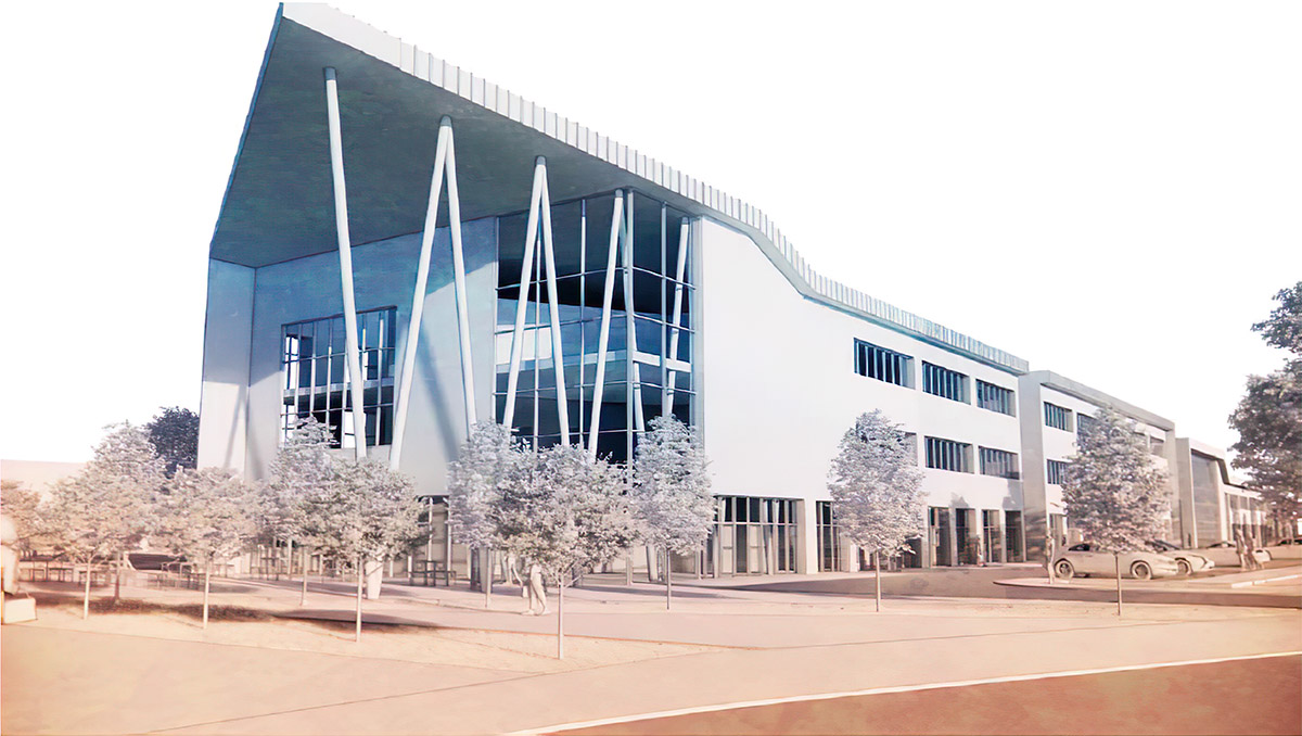 Impression of new Crosskeys entrance