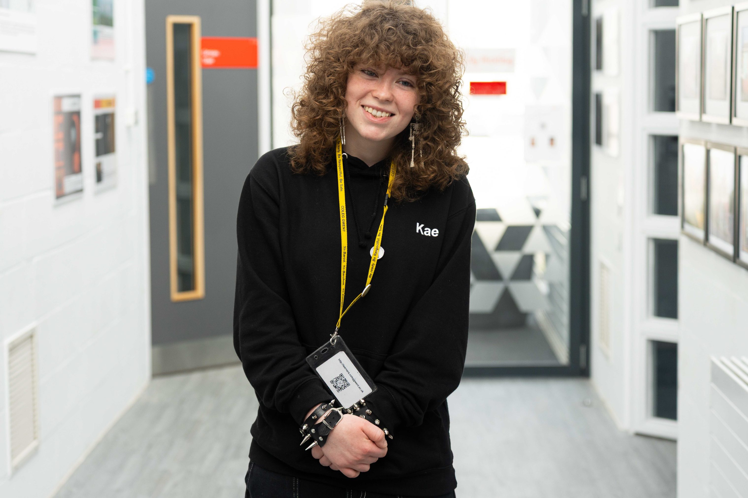 Student smiling
