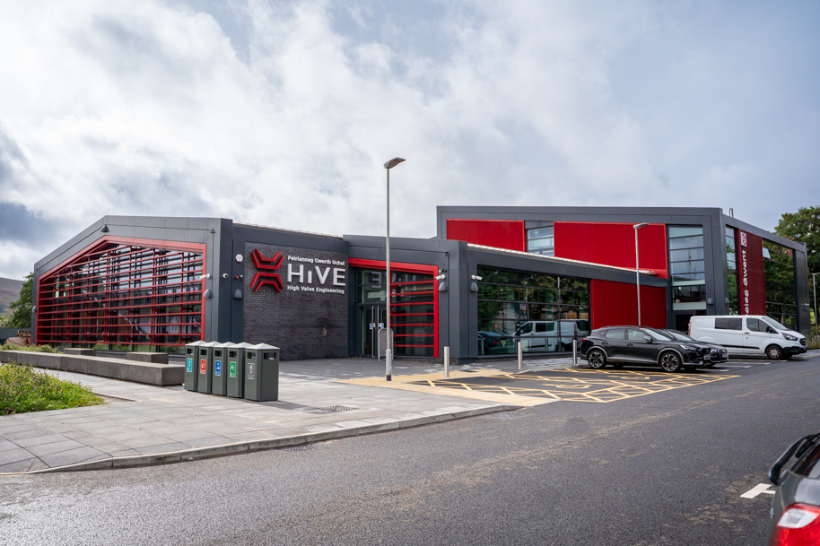 HiVE exterior in the sunshine