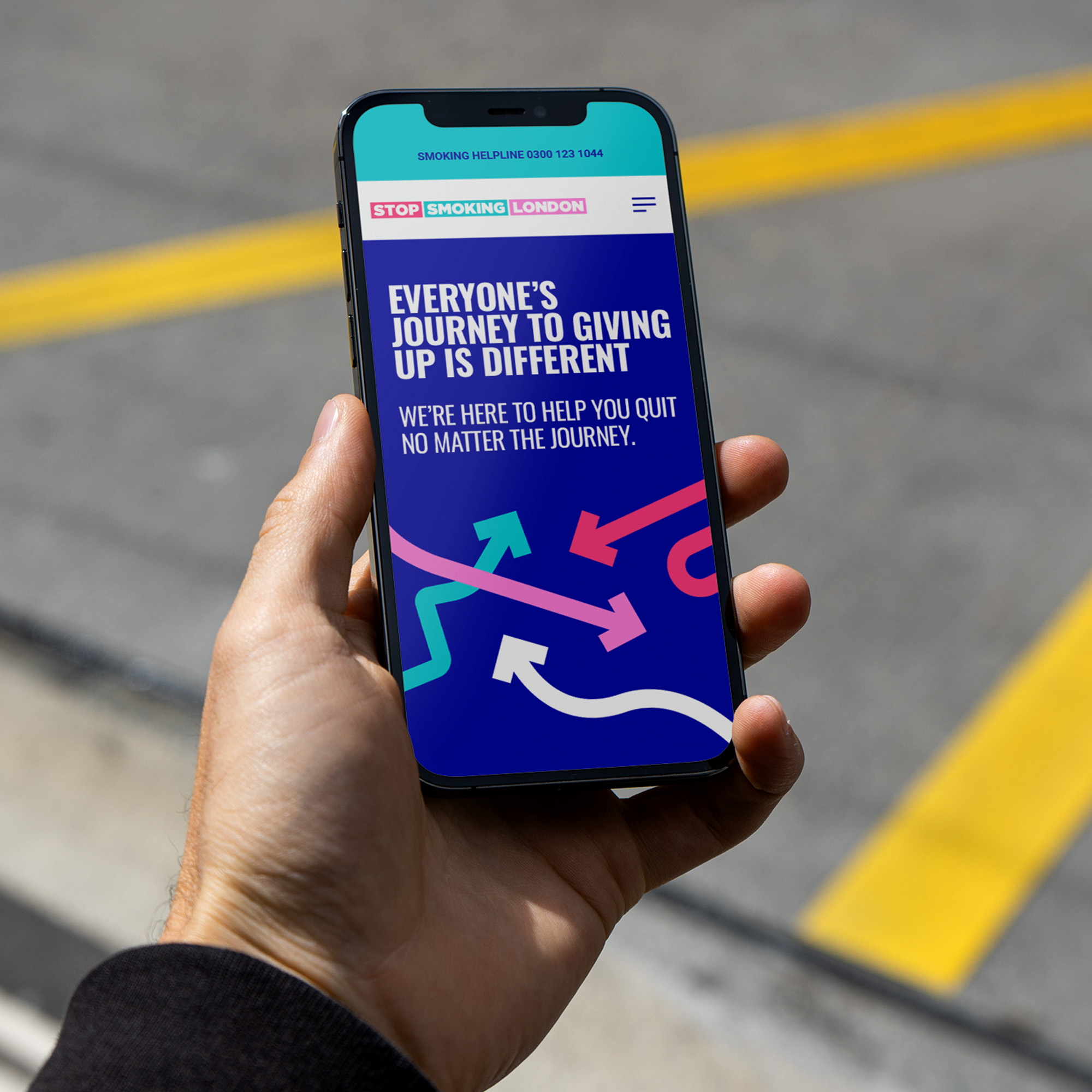 iPhone with visible webpage showing.