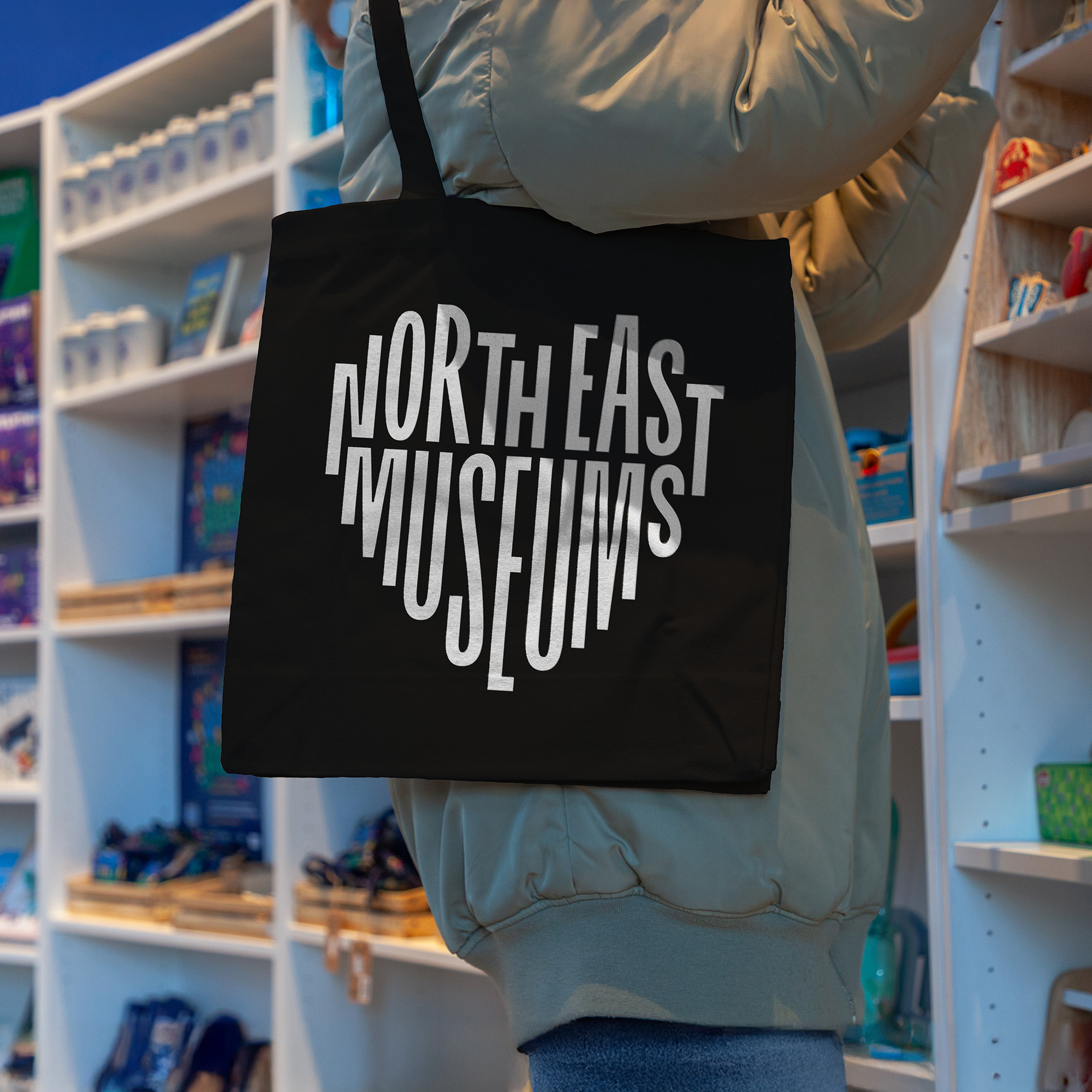Tote bag that reads North East Museums