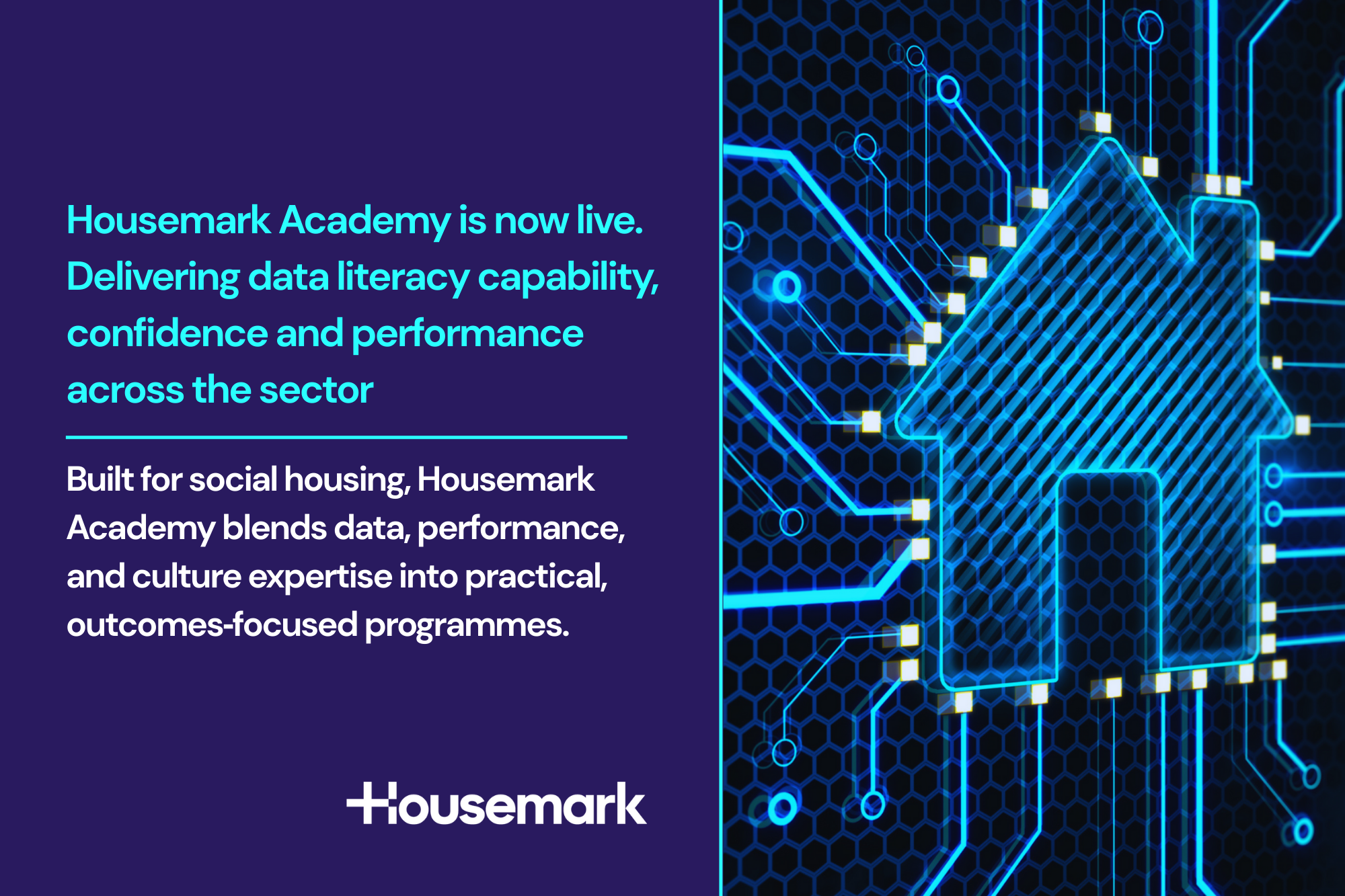 Housemark Academy is now live. Delivering data literacy capability, confidence and performance across the sector