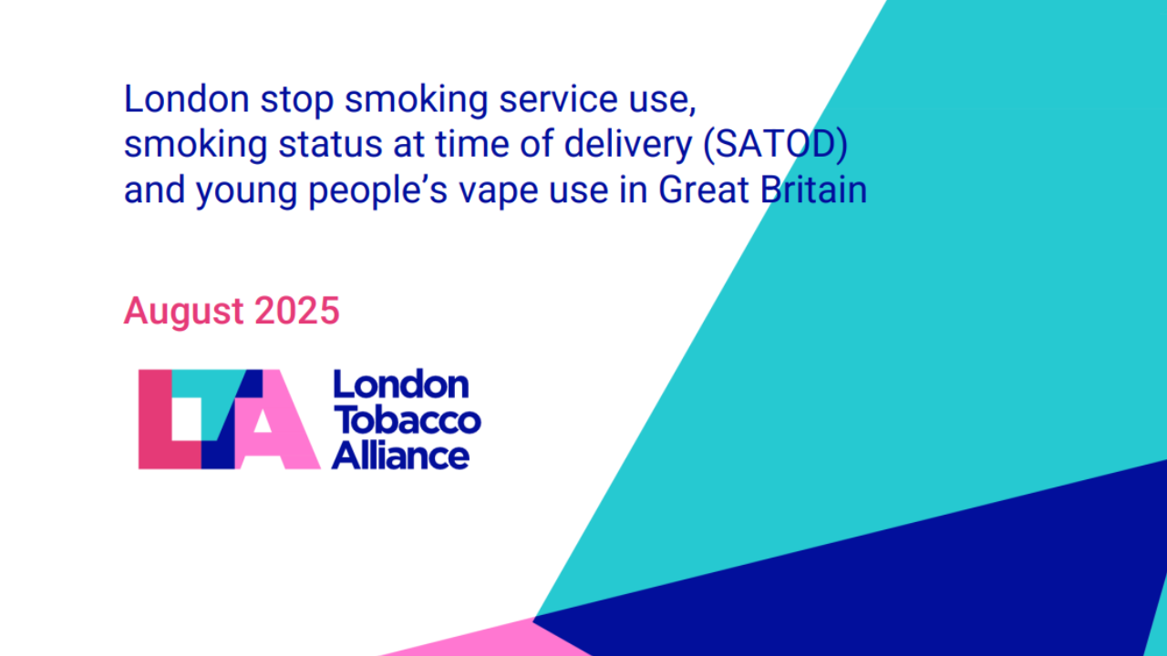 London Stop Smoking Service Use August 2025