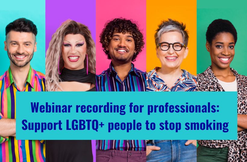 LGBTQ+ stop smoking webinar