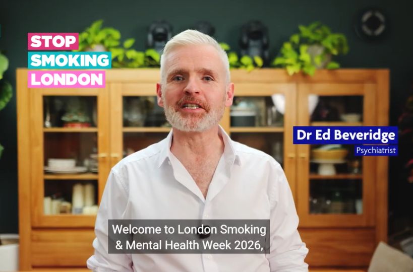 Ed Beveridge launches London Smoking and Mental Health Week